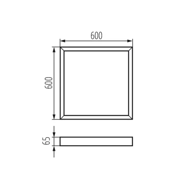 Surface-mounted frame BL ADTR