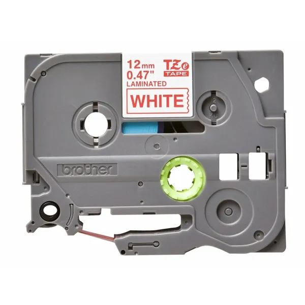 Laminated Tape for Labelling Machines Brother TZE232 White 12 mm