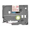 Laminated Tape for Labelling Machines Brother TZE232 White 12 mm