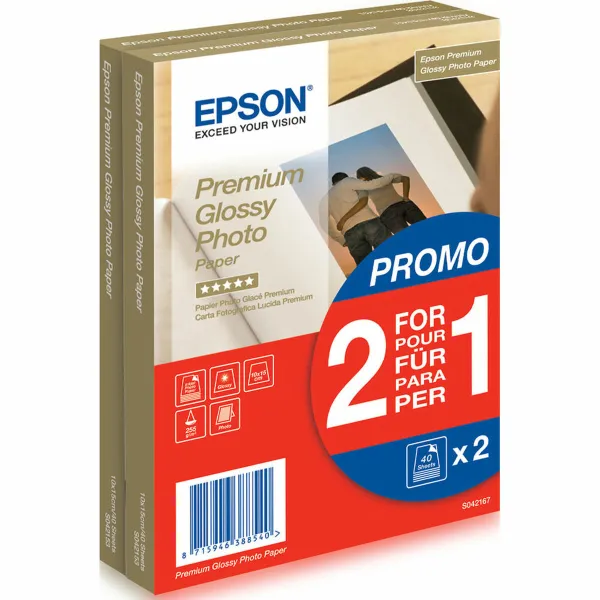 Глянцевая фотобумага Epson 235B904 80 Листья (1 штук)