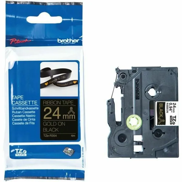Alkuperäinen pistematriisiteippi Brother TZE-R354 Musta