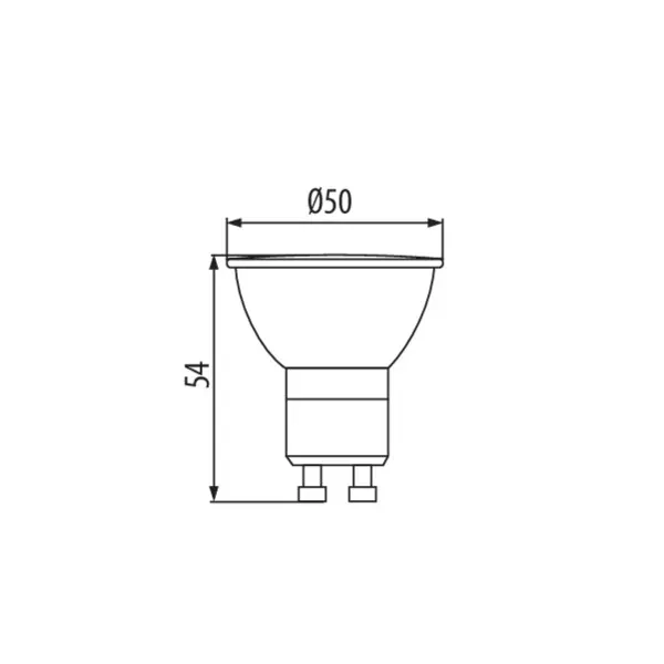 LED light source GU10 2,7W