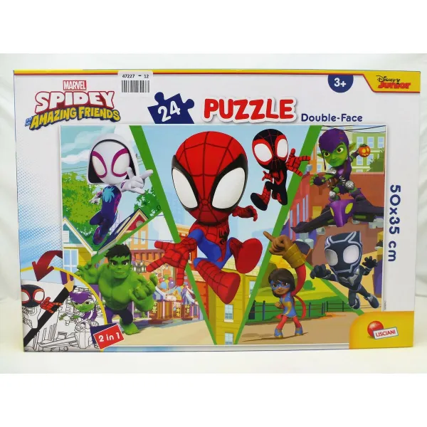 Child's Puzzle Spidey Spidey 24 Pieces 12 Units