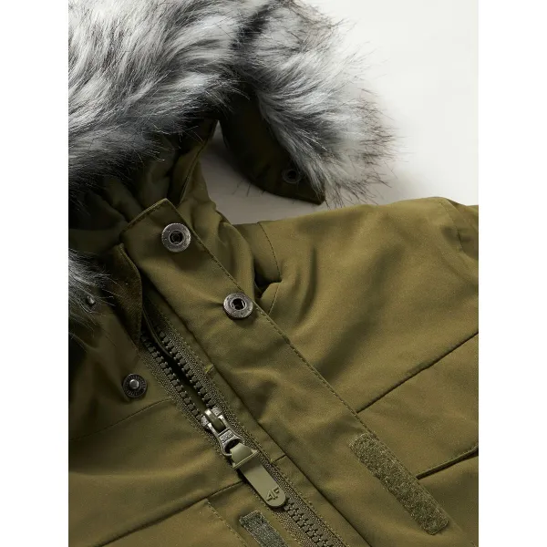 Children's Jacket 4F JKUM001 White (XXL)
