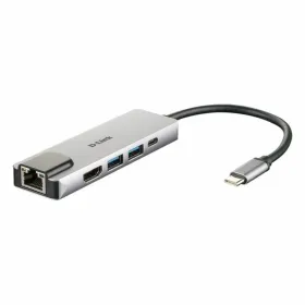 USB Centrmezgls C D-Link DUB-M520 Melns 60 W