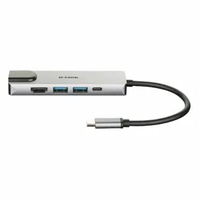USB Centrmezgls C D-Link DUB-M520 Melns 60 W