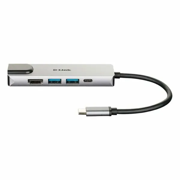 USB Hub C D-Link DUB-M520 Black 60 W