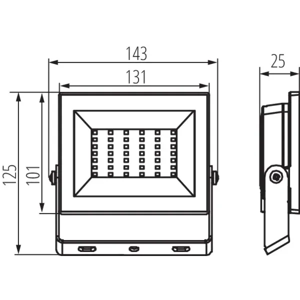 LED floodlight GRUN NV