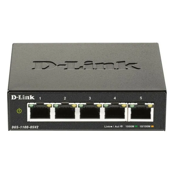 Slēdzis D-Link DGS-1100-05V2/E 5xGbE