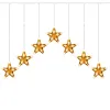Šviesos užuolaida Springos CL4139, 70 LED, žvaigždutės, šiltai balta