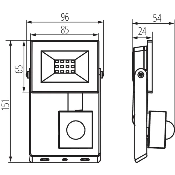 LED floodlight GRUN NV