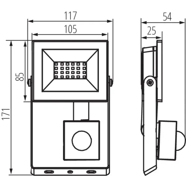 LED floodlight GRUN NV