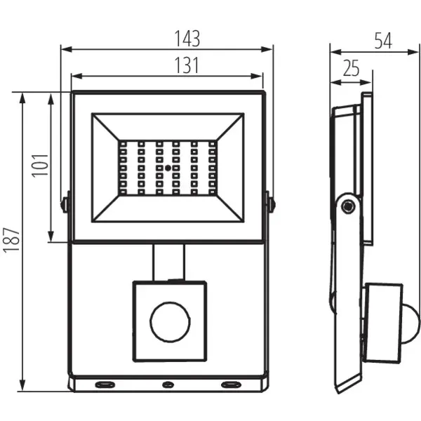 LED floodlight GRUN NV