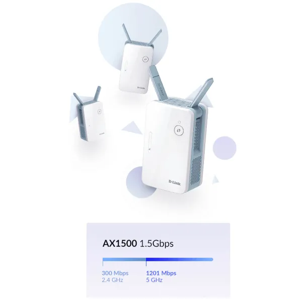 Wi-Fi Pastiprinātājs D-Link Eagle Pro AI AX1500
