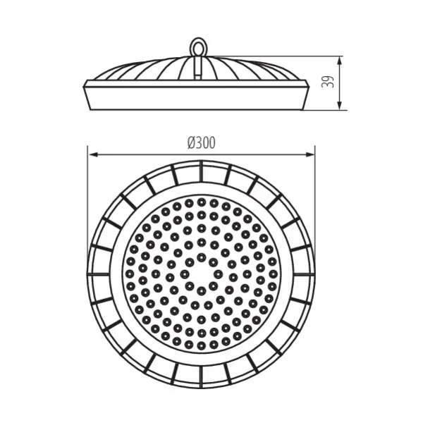 High-bay LED light fitting HB UFO LED