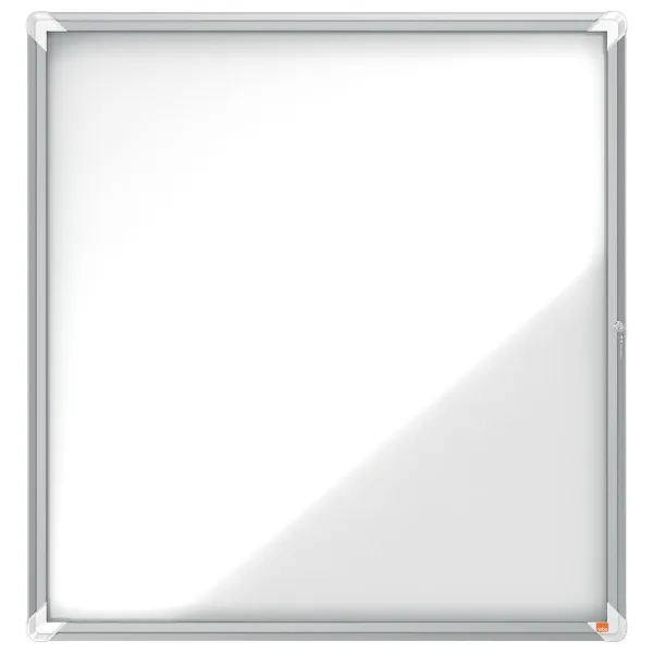 Bulletin board Nobo Panorama White Aluminium Crystal 100 x 97,2 x 4,5 cm