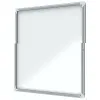 Bulletin board Nobo Panorama White Aluminium Crystal 100 x 97,2 x 4,5 cm