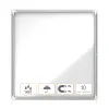 Skelbimų lenta Nobo Panorama Balta Aliuminis Stiklas 100 x 97,2 x 4,5 cm