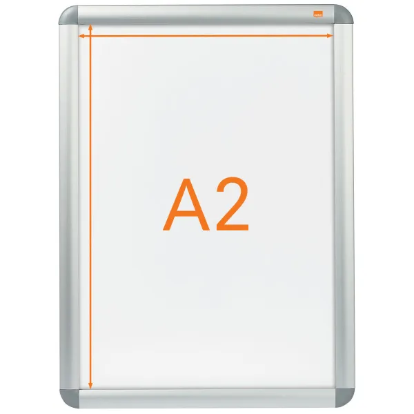 Bulletin board Nobo Silver Aluminium polypropylene