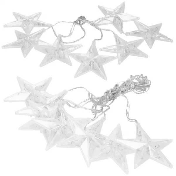 Valoverho Springos CL4139, 70 LED, tähdet, lämmin valkoinen