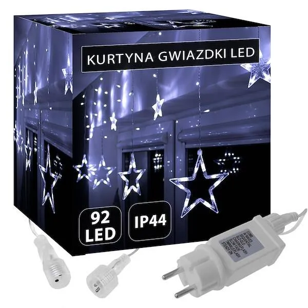 Christmas Led garland stars Springos CL4009 92 kpl.