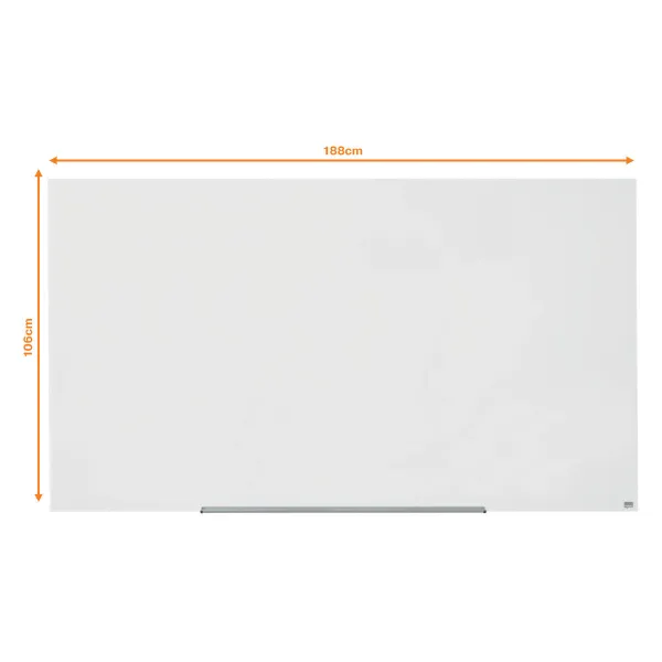 Magnetic board Nobo Impression Pro White Crystal 190 x 100 cm
