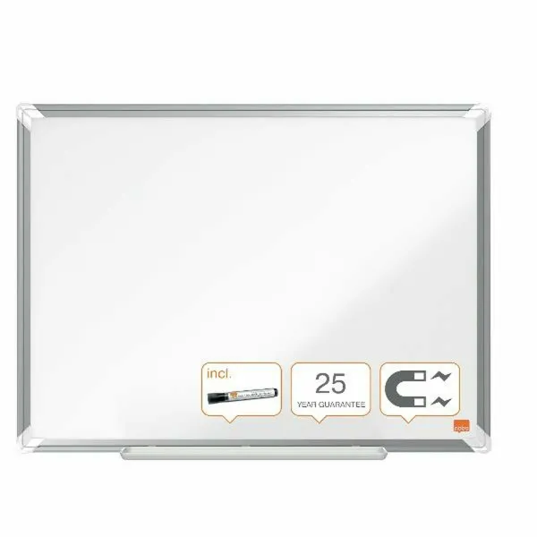 Magneettitaulu Nobo Premium Plus Valkoinen Alumiini 120 x 90 cm