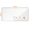 Magneettitaulu Nobo Premium Plus Valkoinen Alumiini 240 x 120 cm