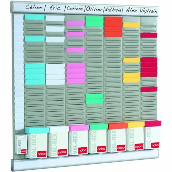 Monthly planner Nobo Sudrabains Alumīnijs