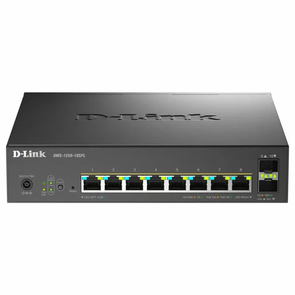 Slēdzis D-Link DMS-1250-10SPL/E