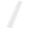 Įrišimo šukos GBC ClickBind Balta Skaidrus 12 mm (50 vnt.)