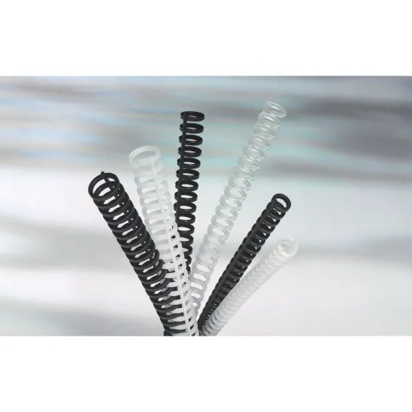 Iesiešanas ķemme GBC ClickBind Balts Caurspīdīgs 12 mm (50 gb.)