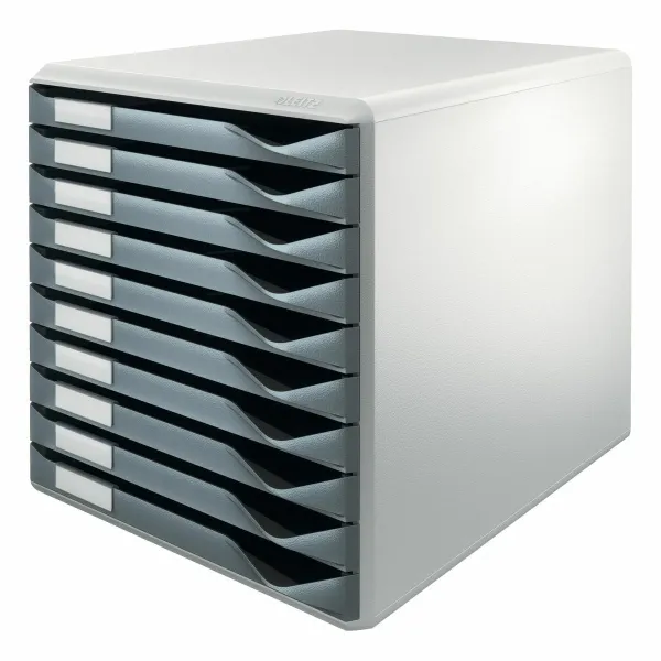 Modulaarinen arkistokaappi Leitz Form Set Tumman harmaa Muovinen