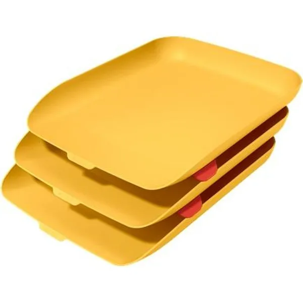Filing Tray Leitz Yellow Plastic