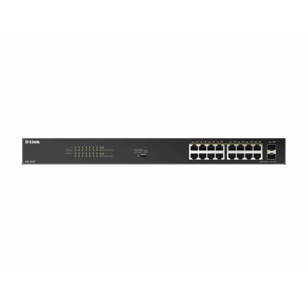 Komutatorius D-Link DGS-1018P/E