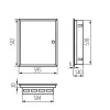 Metal distribution board KP-DB-I-MF