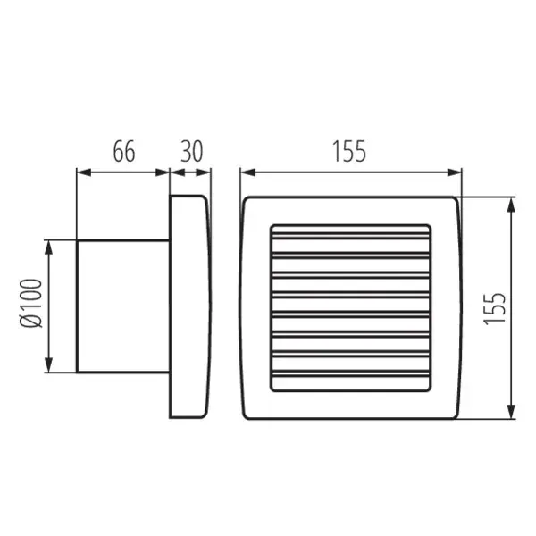 Metal distribution board KP-DB-I-MF