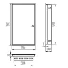 Metal distribution board KP-DB-I-MF