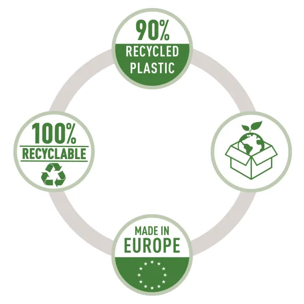 Covers Leitz Recycle A4 Maxi Transparent A4 Recycled 25 Units