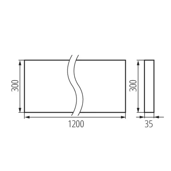 Surface-mounted LED office fixture OFIS MPRM LED NT