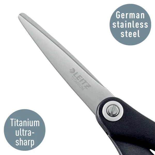 Šķēres Leitz Quality 150 mm Melns