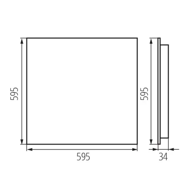 Recessed - Mounted LED Office Fixture OFIS MPRM LED PT