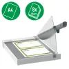 Giljotīna Leitz Precision Home A4 Nerūsējošais tērauds Plastmasa Pelēks