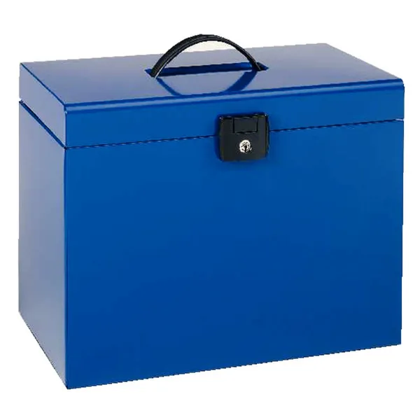 Refillable storage binder Esselte Blue Metal