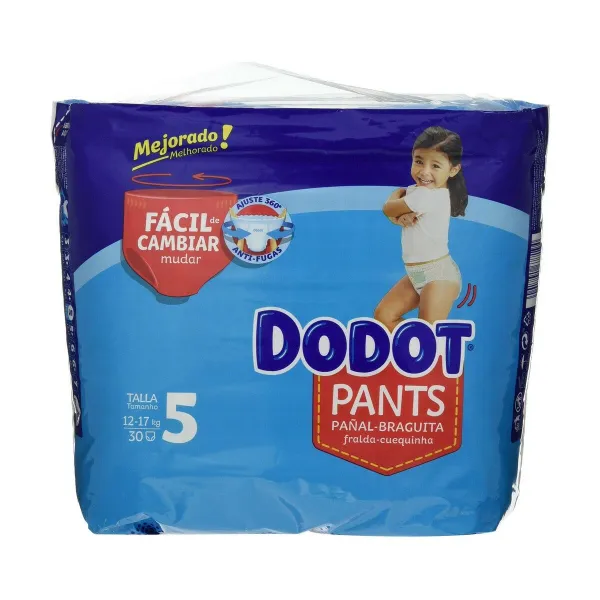 Vienreizlietojami autiņi Dodot Dodot Pants 5 Izmērs0 12-17 kg 30 gb.