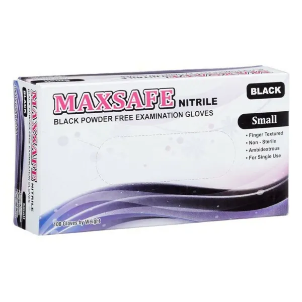 Vienreizlietojamie Cimdi Maxsafe BF-5903002203774_Vendor S Izmērs Nitrils (100 pcs)
