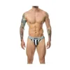 Stringa biksītes Mob Eroticwear Balts Melns S