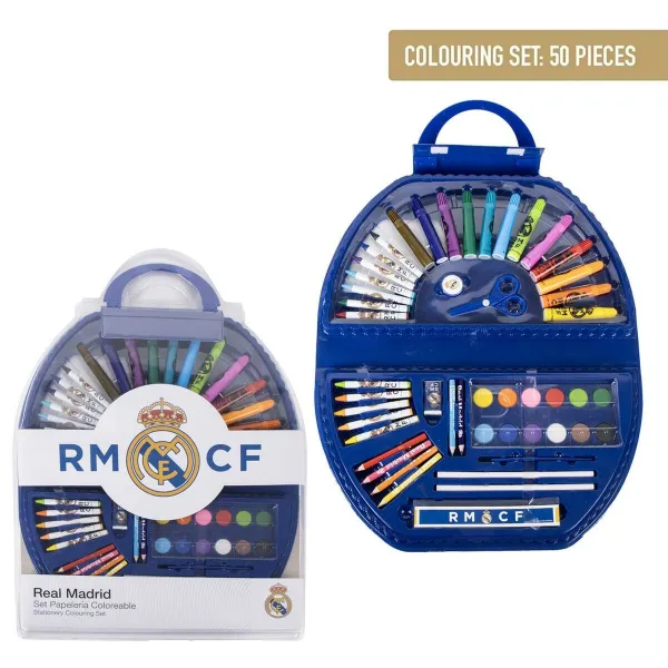 Piešimo rinkinys Real Madrid C.F. 41 x 58 x 3 cm 50 Dalys