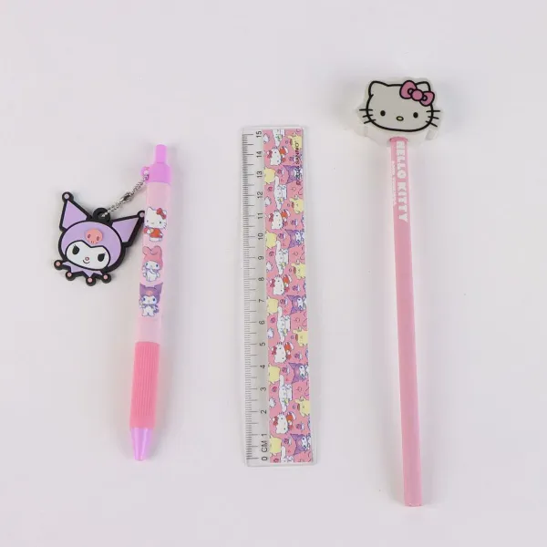 Toimistotarvikesetti Hello Kitty Monivärinen 4 Kappaletta