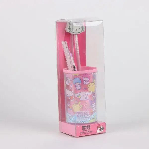 Set de Papetărie Hello Kitty Spalvotas 4 Dalys